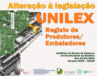 Seminário Madeira: Alteração à legislação UNILEX e Registo de produtores/embaladores